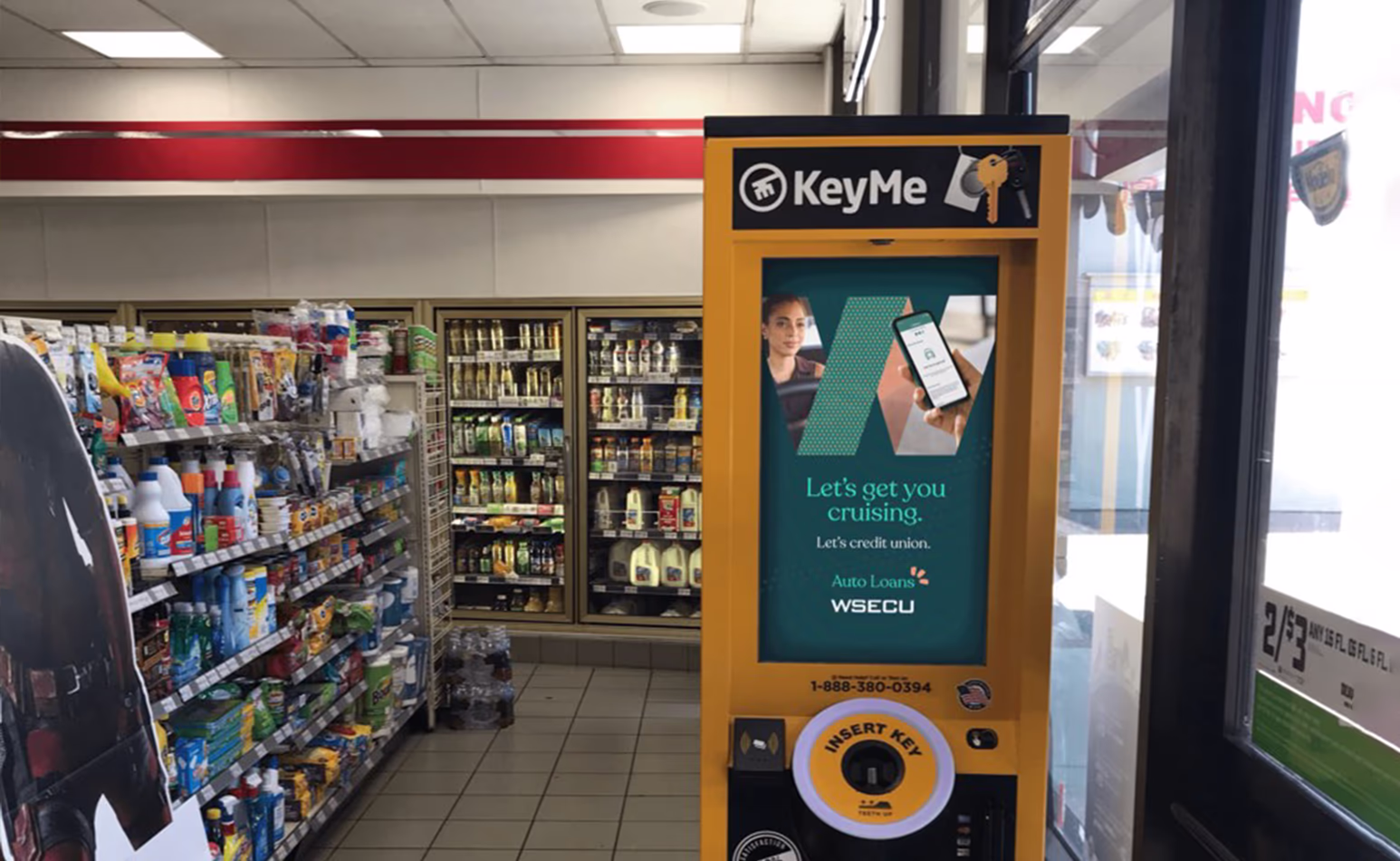 Promotional banner for WSECU's Cash Back Checking account, highlighting benefits of earning cash back with a call to action to apply today. Features a modern design with vibrant text and a clear branding statement.